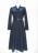 レトロ無地コートワンピース(ブラック)