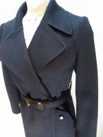 レトロ無地コート(ブラック)